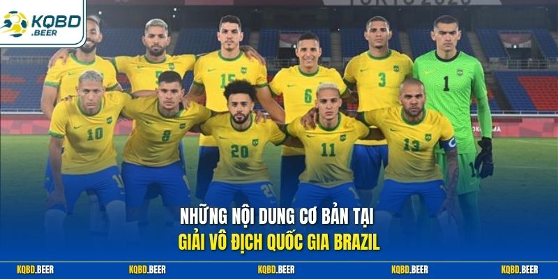 Những nội dung cơ bản tại giải vô địch quốc gia Brazil 